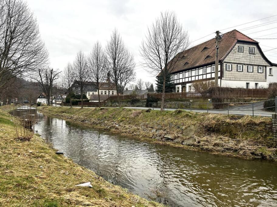 Rustikales Studio-Apartment Blockstube Im Haus Selma Großschönau Zewnętrze zdjęcie