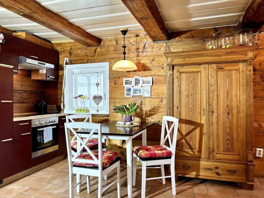 Rustikales Studio-Apartment Blockstube Im Haus Selma Großschönau Zewnętrze zdjęcie