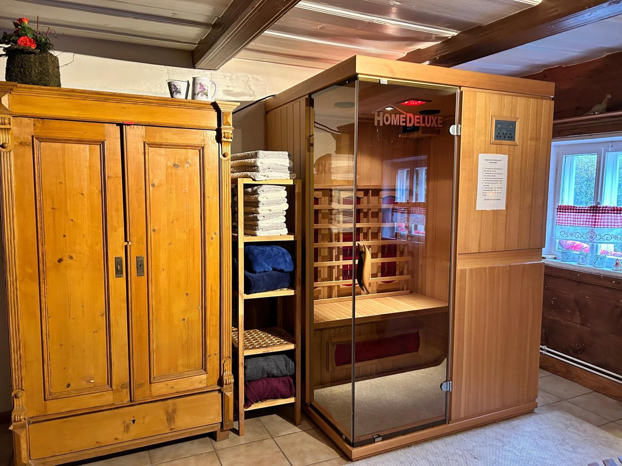 Rustikales Studio-Apartment Blockstube Im Haus Selma Großschönau Zewnętrze zdjęcie